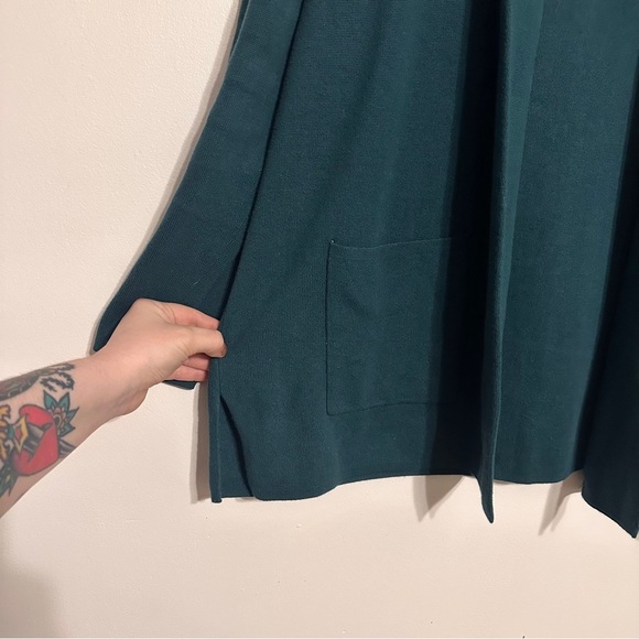 J Crew Chelsea Cotton Sweater Blazer Jacket size XXL Green - Picture 4 of 8